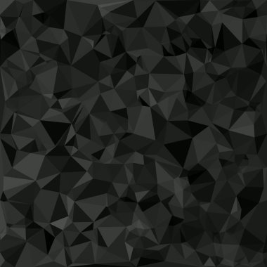 Siyah poligonal mozaik arka plan, yaratıcı tasarım şablonları