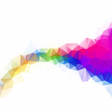 Renkli poligonal mozaik arka plan yaratıcı tasarım şablonları