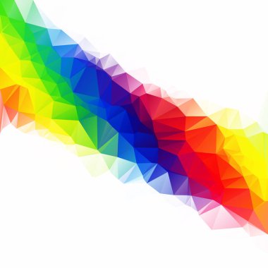 Renkli poligonal mozaik arka plan yaratıcı tasarım şablonları