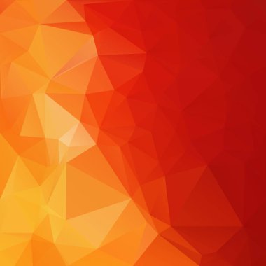 Kırmızı Çokgen Mozaik Arkaplan, Yaratıcı Tasarım Şablonları