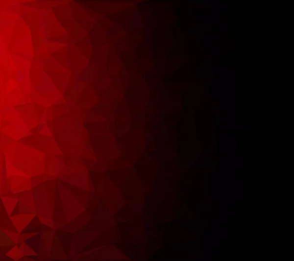 Red Polygonic Mosaic Background Creative Design Template — 스톡 벡터