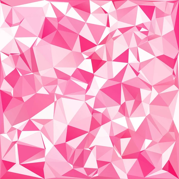 Fondo Mosaico Poligonal Rosa Plantillas Diseño Creativo — Vector de stock