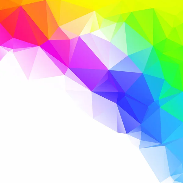 Coloré Fond Mosaïque Polygonale Modèles Conception Créative — Image vectorielle