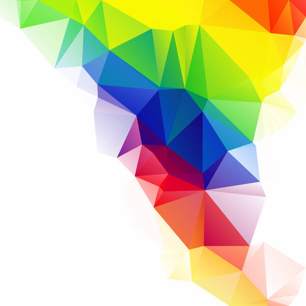 Colorful Polygonal Mosaic Background, Creative Design Templates