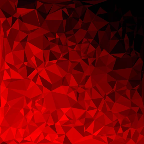 Fond Mosaïque Polygonale Rouge Modèles Conception Créative — Image vectorielle