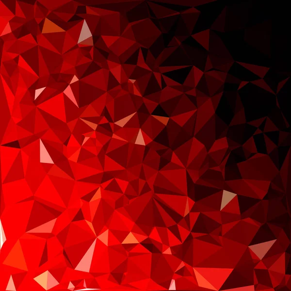 Fond Mosaïque Polygonale Rouge Modèles Conception Créative — Image vectorielle