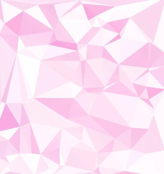 Fondo Mosaico Poligonal Rosa Plantillas Diseño Creativo — Vector de stock