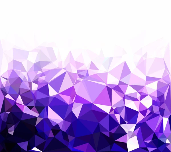 Fundo Mosaico Poligonal Roxo Modelos Design Criativo — Vetor de Stock