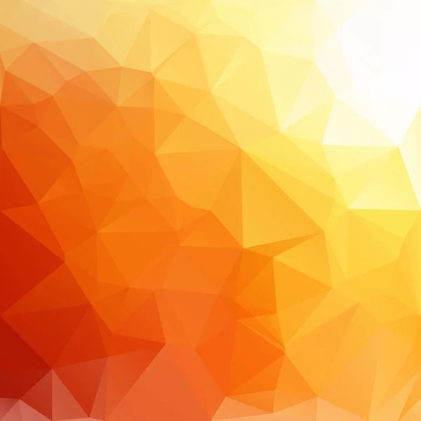 Pomarańczowy Wielokątów Mozaiki Tło Kreatywne Projektowanie Szablonów — Wektor stockowy