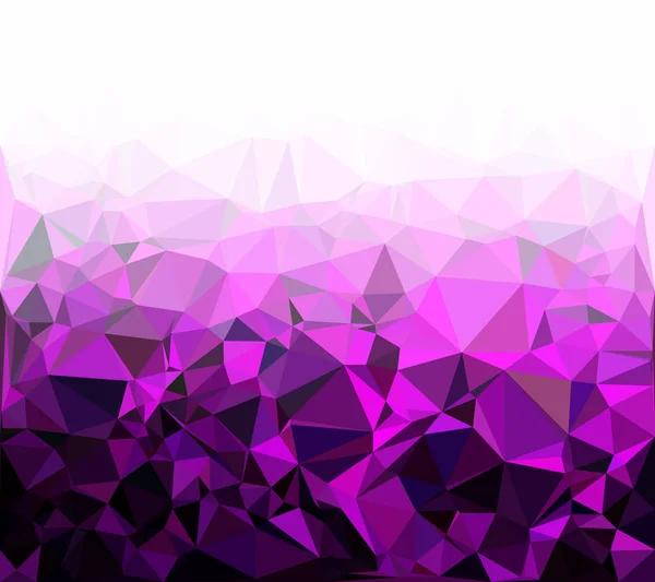 Fondo Mosaico Poligonal Púrpura Plantillas Diseño Creativo — Vector de stock