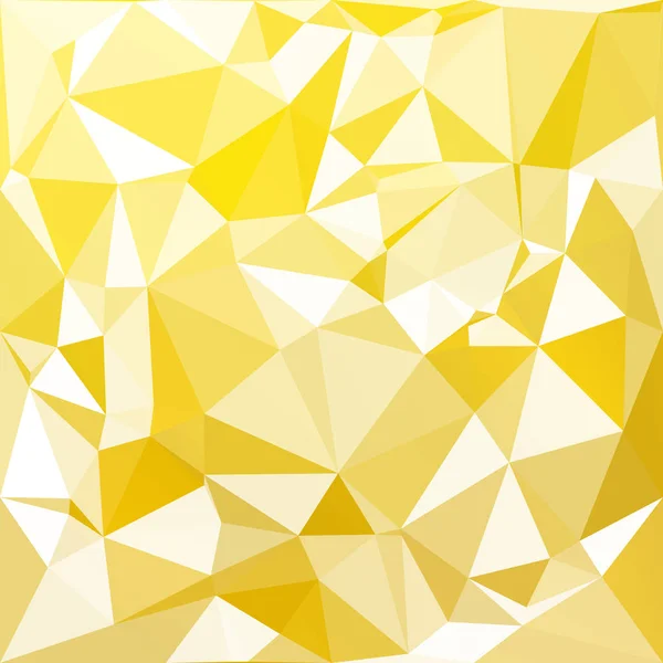 Žlutá Mnohoúhelníková Mozaika Pozadí Creative Design Šablony — Stockový vektor