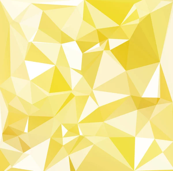 Yellow Polygonal Mosaic Background Creative Design Templates — Stock Vector