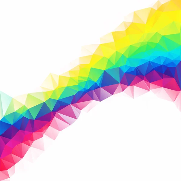 Värikäs Monikulmio Mosaiikki Tausta Creative Design Mallit — vektorikuva