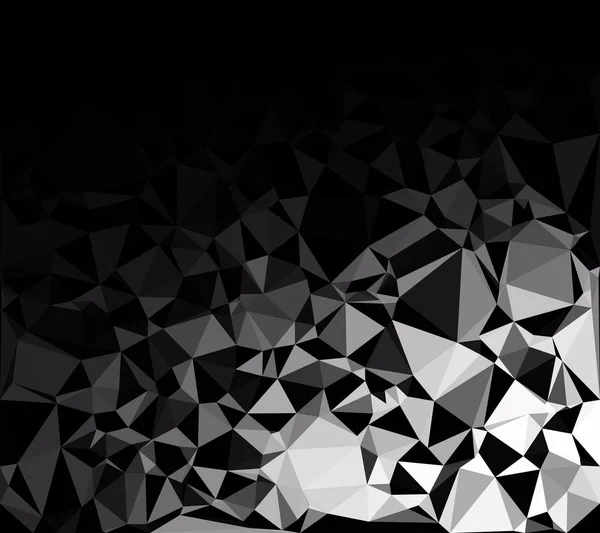 Μαύρο Φόντο Πολυγωνικό Μωσαϊκά Δημιουργικό Σχεδιασμό Πρότυπα — Διανυσματικό Αρχείο