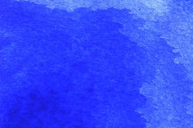 Soyut el boyası beyaz kağıt arkaplan üzerine mavi suluboya sıçrama, Yaratıcı Tasarım Şablonları