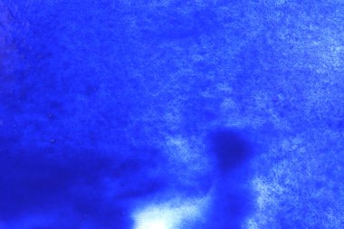 Soyut el boyası beyaz kağıt arkaplan üzerine mavi suluboya sıçrama, Yaratıcı Tasarım Şablonları