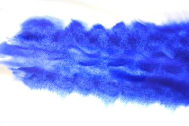 Soyut el boyası beyaz kağıt arkaplan üzerine mavi suluboya sıçrama, Yaratıcı Tasarım Şablonları