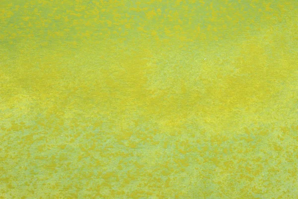 Salpicadura Acuarela Verde Amarilla Pintada Mano Abstracta Sobre Fondo Papel — Foto de Stock