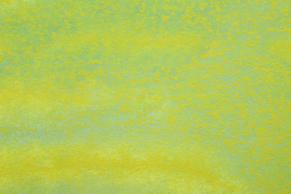 Abstrato Pintado Mão Amarelo Verde Respingo Aquarela Fundo Papel Branco — Fotografia de Stock