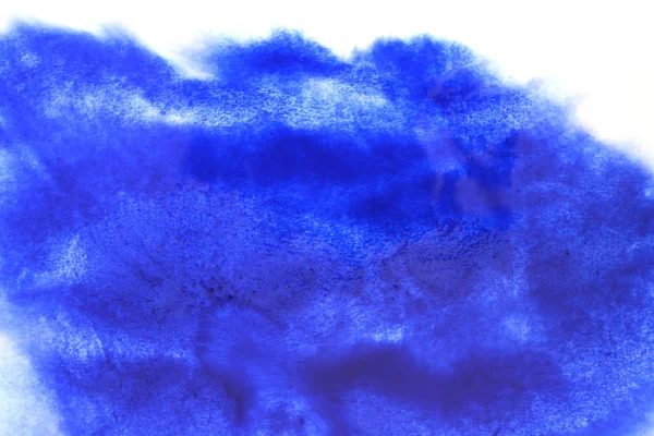 Soyut el boyası beyaz kağıt arkaplan üzerine mavi suluboya sıçrama, Yaratıcı Tasarım Şablonları