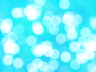 Ufuk benzersiz Soyut Mavi Bokeh şenlikli ışıklar