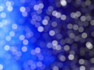 Ufuk benzersiz Soyut Mavi Bokeh şenlikli ışıklar