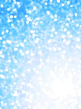 Ufuk benzersiz Soyut Mavi Bokeh şenlikli ışıklar