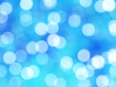 Ufuk benzersiz Soyut Mavi Bokeh şenlikli ışıklar