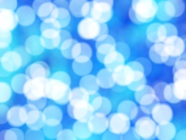 Ufuk benzersiz Soyut Mavi Bokeh şenlikli ışıklar