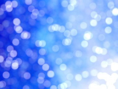 Ufuk benzersiz Soyut Mavi Bokeh şenlikli ışıklar