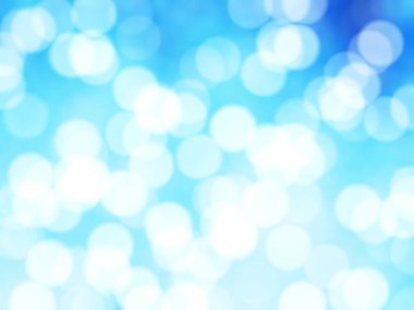 Ufuk benzersiz Soyut Mavi Bokeh şenlikli ışıklar