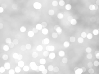 Ufuk benzersiz soyut gri beyaz Bokeh şenlikli ışıklar