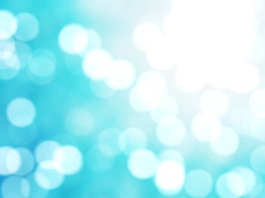 Ufuk benzersiz Soyut Mavi Bokeh şenlikli ışıklar