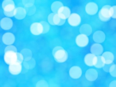 Ufuk benzersiz Soyut Mavi Bokeh şenlikli ışıklar