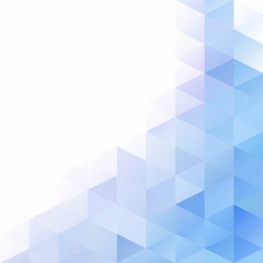 Mavi Izgara Mozaik Arkaplan, Yaratıcı Tasarım Şablonları