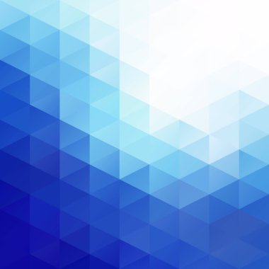 Mavi Izgara Mozaik Arkaplan, Yaratıcı Tasarım Şablonları