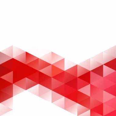 Kırmızı kılavuz Mozaik arka plan, yaratıcı tasarım şablonları