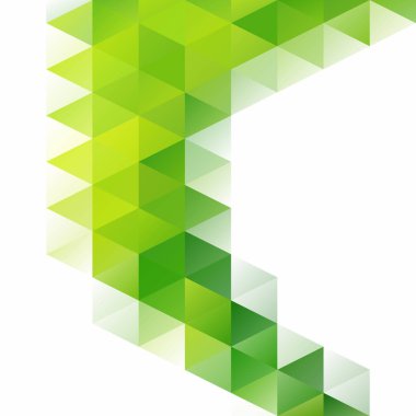 Yeşil Izgara Mozaik Arkaplan, Yaratıcı Tasarım Şablonları