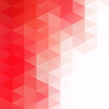 Kırmızı kılavuz Mozaik arka plan, yaratıcı tasarım şablonları