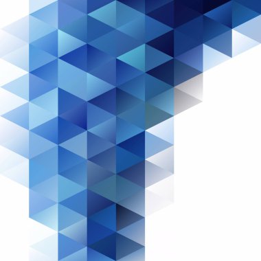 Mavi Izgara Mozaik Arkaplan, Yaratıcı Tasarım Şablonları