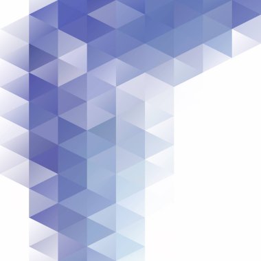 Mavi Izgara Mozaik Arkaplan, Yaratıcı Tasarım Şablonları