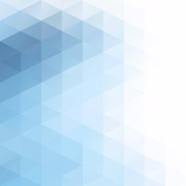 Mavi Izgara Mozaik Arkaplan, Yaratıcı Tasarım Şablonları