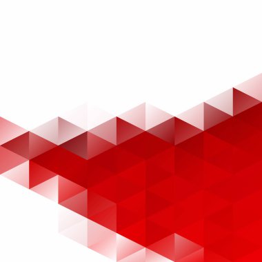 Kırmızı kılavuz Mozaik arka plan, yaratıcı tasarım şablonları