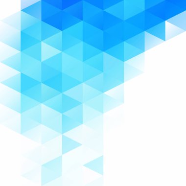 Mavi Izgara Mozaik Arkaplan, Yaratıcı Tasarım Şablonları