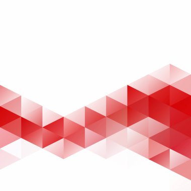 Kırmızı kılavuz Mozaik arka plan, yaratıcı tasarım şablonları