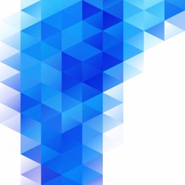 Mavi Izgara Mozaik Arkaplan, Yaratıcı Tasarım Şablonları