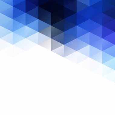 Mavi Izgara Mozaik Arkaplan, Yaratıcı Tasarım Şablonları