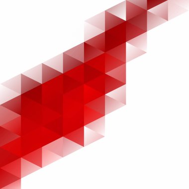 Kırmızı kılavuz Mozaik arka plan, yaratıcı tasarım şablonları