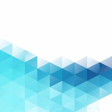 Mavi Izgara Mozaik Arkaplan, Yaratıcı Tasarım Şablonları