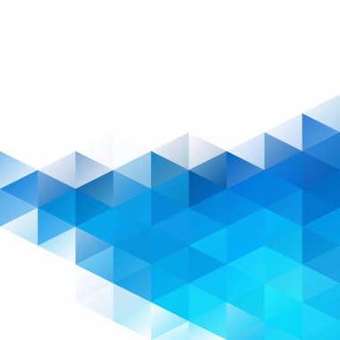 Mavi Izgara Mozaik Arkaplan, Yaratıcı Tasarım Şablonları